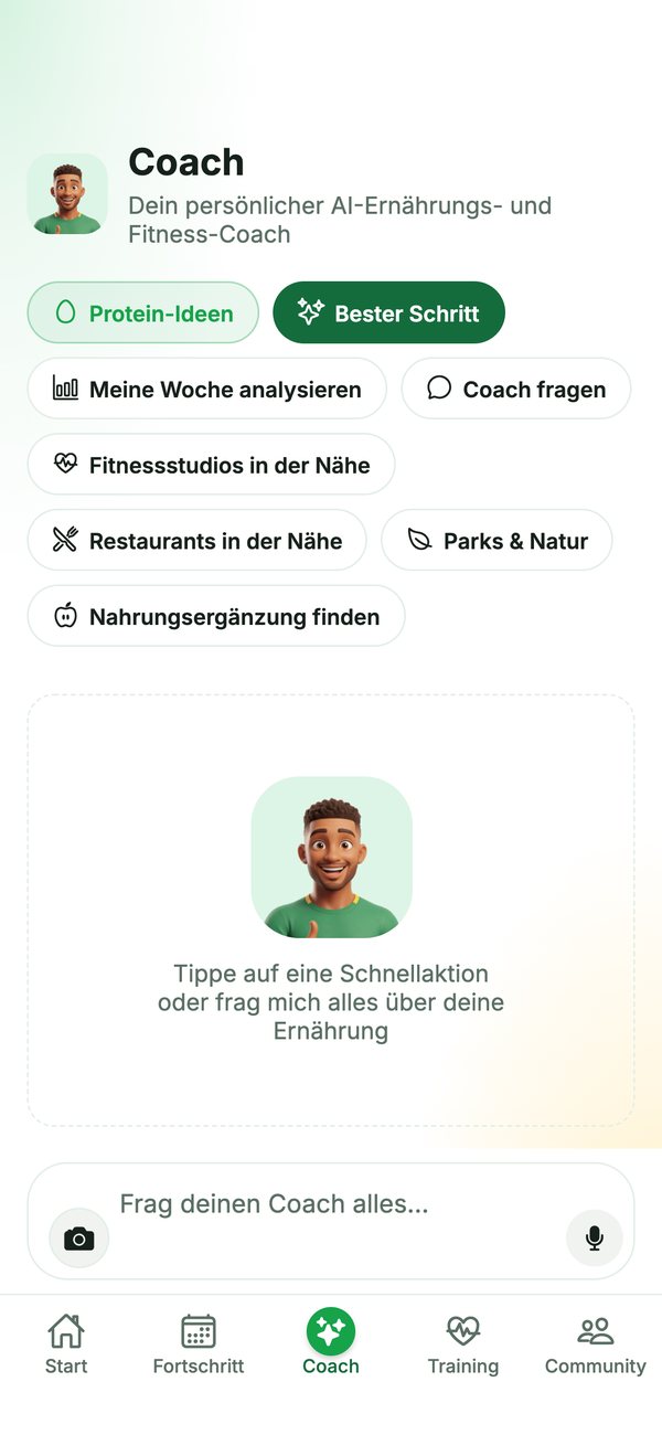 KI-Coach-Bildschirm